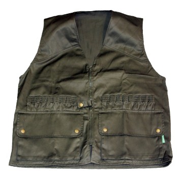Chaleco de caza verde Somlys ligero